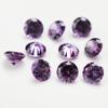 100PCS Size 4.0mm 5A Round Machine Cut Amethyst Color Cubic Zirconia Stone Loose CZ Stones (4.0mm 100pcs) view 4