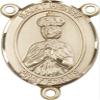 14K Gold Filled Saint Henry II Rosary Centerpiece Medal, 3/4 Inch view 1