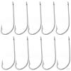 10pcs Fish WOW! 34007 O' Shaughnessy Stainless Steel Hooks - Size 9/0 view 1