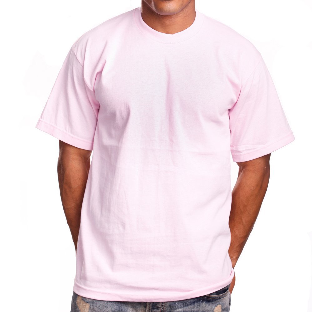 Athletics Mens Short Sleeve T-Shirt, Small, Pink
