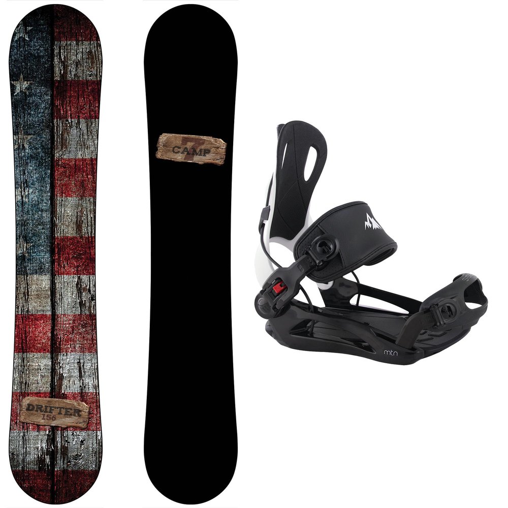 Package-Camp Seven Drifter CRCX 2018 Snowboard-156 cm-System MTN Binding Large