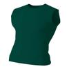 A4 Sportswear Forrest Green Adult 3XL Muscle Tee No Sleeve Tank High Performance Compression Moisture Wicking Shirt view 1