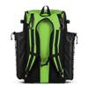 Boombah Superpack Bat Pack -Backpack Version (no wheels) - Holds up to 4 Bats - Black/Lime Green - For Baseball or Softball view 2