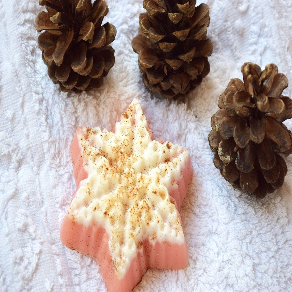 Christmas Soap Snowflake Holiday Stocking Stuffer Baby Christmas Favors Winter