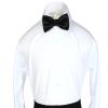 Family Formal Wedding Tuxedo Suits Satin Bow Tie from Baby Boy Adult 4 Sizes (XL (5" Across x 2.75" Height)) Black view 2