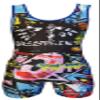 TRI-TITANS Limited Edition Blue Graffiti Wrestling Singlet Folkstyle Youths & Adult Men's (Adult XS: 100lbs-125lbs) view 3