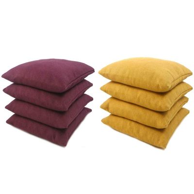 Get Outside Games 8 Classic Series Cornhole Bags All Weather/Weather Resistant (Maroon & Gold)
