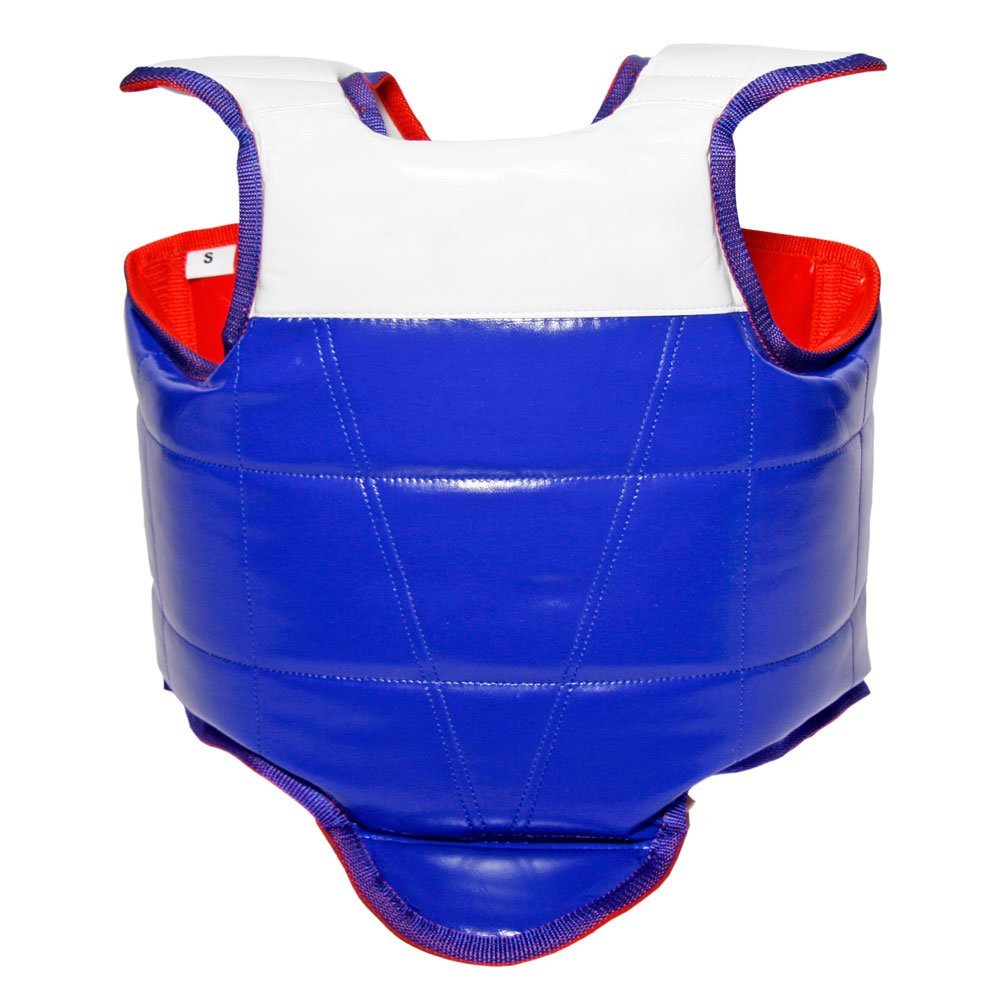 Tiger Claw Competition Tae Kwon Do (TKD) Reversible Chest Guard - Red Blue & White