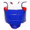 Tiger Claw Competition Tae Kwon Do (TKD) Reversible Chest Guard - Red Blue & White view 1