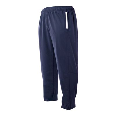 A4 Sportswear Navy Blue Adult 3XL Athletic Warm Up Wicking Pants Elastic Waist Band with Draw Cord