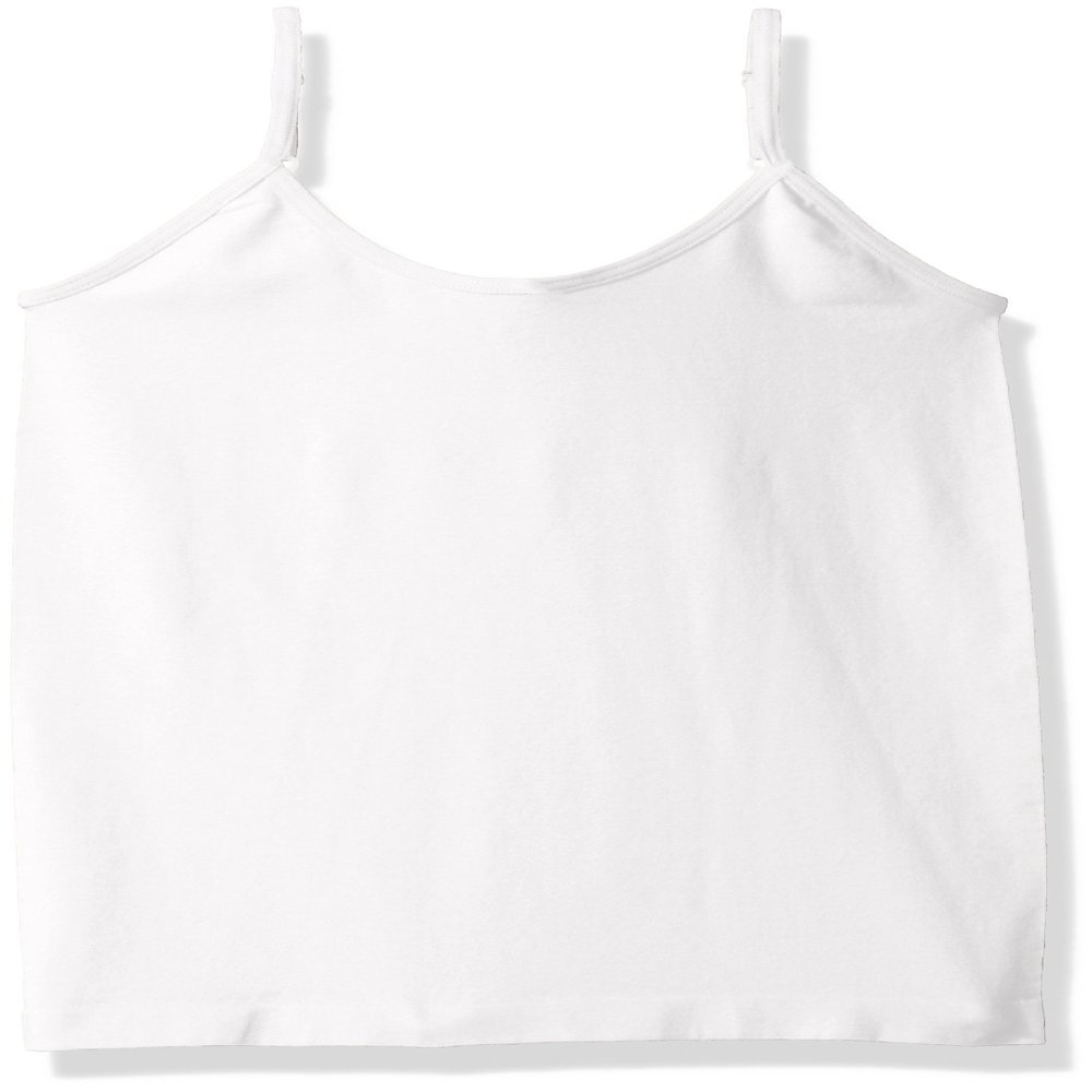 Playground Pals Girls' Seamless Cami, White, Small
