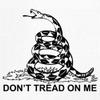 Don't Tread On Me Youth T-Shirt Kid's Patriotic Tee Gadsden Flag Rattle Snake White Small view 4