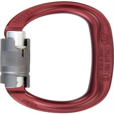 Climbing Technology Piller Pro TG Carabiner,Red,08-98176
