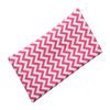 LBI Soft Squeeze Top Slip In Eyeglasses Case And Holder, Chevron Design, Magenta/White view 1