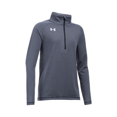 Under Armour Youth UA Tech Stripe Shirt (Medium, Black)