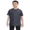 Gildan Big Boys Heavy Taped Neck Comfort Jersey T-Shirt, Dark Heather, M view 1