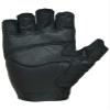 Castle Gel Fingerless Leather Gloves Black 2XL view 2