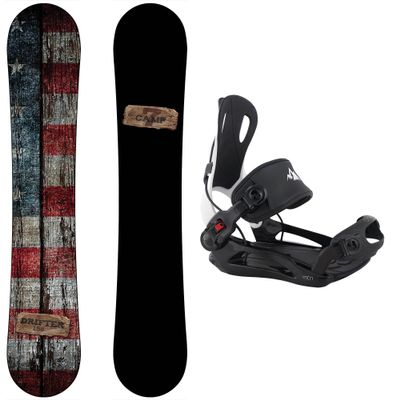 Package-Camp Seven Drifter CRCX 2018 Snowboard-153 cm-System MTN Binding Large