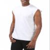 Pro Club Men's Heavyweight Sleeveless Muscle T-Shirt, Snow White, Medium view 3