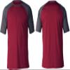 XCEL Mens Threadx Short Sleeve Rashguard (Maroon/Charcoal, Small) view 1