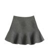 Littleladybug Girls' Knitting Skirt with Flounces(Gray,5-6 Years) view 1
