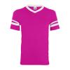 Augusta Sportswear Men's Sleeve Stripe Jersey, Power Pink/White, XX-Large view 1