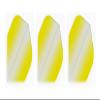 Retreiver 3 Sets of Vignette Transparent Standard Dart Flights Plus 3 Sets of Black Nylon Dart Flight Protectors (Yellow Vertical) view 3