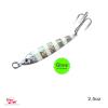 5pcs 2.5oz Fish WOW! Fish Metal Bait Jig 2-1/2oz Mega Live Lure with Treble Hook - Glow in The Dark view 3