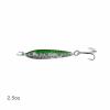 5pcs 2.5oz Fish WOW! Fish Metal Bait Jig 2-1/2oz Mega Live Lure with a Treble Hook -5 Colors- Black, Blue, Pink, Glow, Blue Sardine view 3