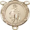 14K Gold Filled Saint Bartholomew the Apostle Rosary Centerpiece Medal, 3/4 Inch view 1
