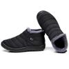 BOLOMEE Women Winter Snow Ankle Boots Fur Lining Outdoor Slip On Booties Sneakers Black Women US 5.5 view 3