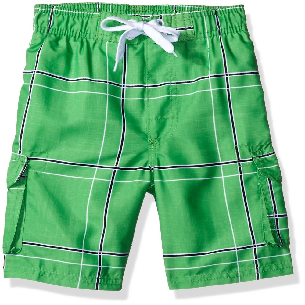 Kanu Surf Big Boys Victor Quick Dry Beach Swim Trunk, Flex Green, Small (8)