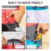 Kanu Surf Big Boys Viper Quick Dry Beach Swim Trunk, Viper Black/Red, Large (14/16) view 3