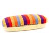 Hard Eyeglass Case, Glasses Holder For Women, Men, Girls, Boys- Colorful Stripes, Rainbow view 3