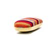 Hard Eyeglass Case, Glasses Holder For Women, Men, Girls, Boys- Colorful Stripes, Rainbow view 4