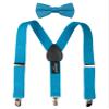 Spring Notion Boys' Suspenders and Solid Color Bowtie Set Turquoise Medium view 1
