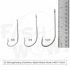 50pcs Fish WOW! 34007 O' Shaughnessy Stainless Steel Hooks - Size 9/0 view 4
