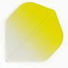 Retreiver 3 Sets of Vignette Transparent Standard Dart Flights Plus 3 Sets of Black Nylon Dart Flight Protectors (Yellow Top) view 4