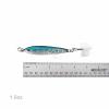 5pcs 1.5oz Fish WOW! Fish Metal Bait Jig 1-1/2oz Mega Live Lure with a Treble Hook -Blue view 2