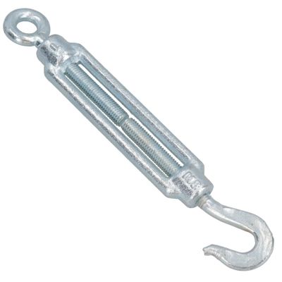 AB Tools Straining Screw/Turnbuckle Hook to Eye Galvanised Rigging M8 DK61