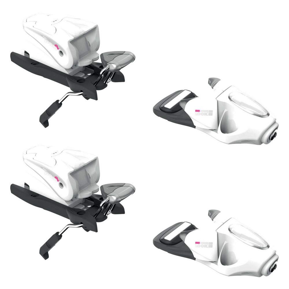 Look Kids' Team 4 Ski Bindings - 76 mm Brakes - White