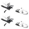 Look Kids' Team 4 Ski Bindings - 76 mm Brakes - White view 1