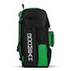 Boombah Superpack Bat Pack -Backpack Version (no wheels) - Holds up to 4 Bats - Black/Kelly Green - For Baseball or Softball view 3