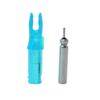 Fletch Point 6 Pieces - LED Lighted Nocks for Archery (Blue) view 3