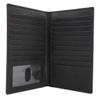 ag wallets Genuine Leather Mens Long ID 19 Credit Card Security Wallet Black (RFID_Black) view 1