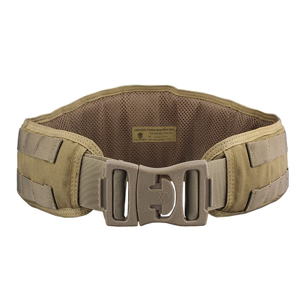 EMERSONGEAR Padded Molle Waist Belt for Military Hunting Hiking Airsoft Paintball