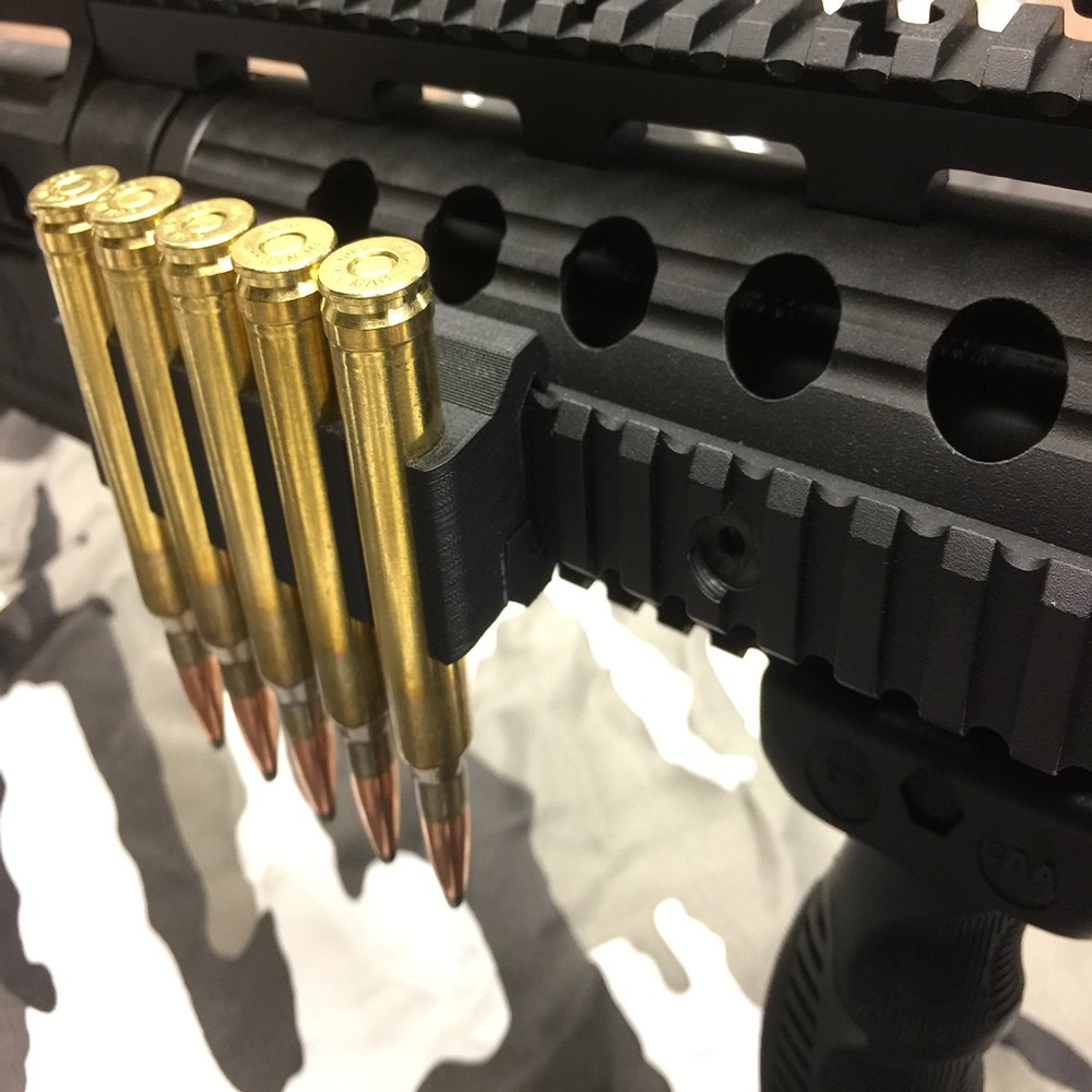 300 Winchester Magnum Picatinny Ammo Mount - MCEDA0002