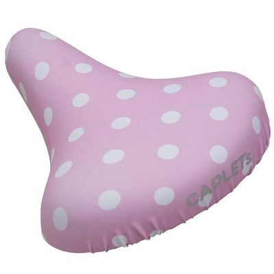 AS-47 Ale/Stretching Charicap Bicycle Saddle Cover (Dot Pattern, Pink), Decoration/Accessories/Disney/Bicycle/Stain/Prevention/Fashionable/Gift/Present