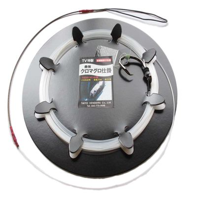 Taiyo Bendors Strongest Black Tuna Mechanism, Fluoro Specifications, Harris No. 30, Needle No. 22, Total Length 32.8 ft (10 m), Total Length 32.8 ft (10 m)