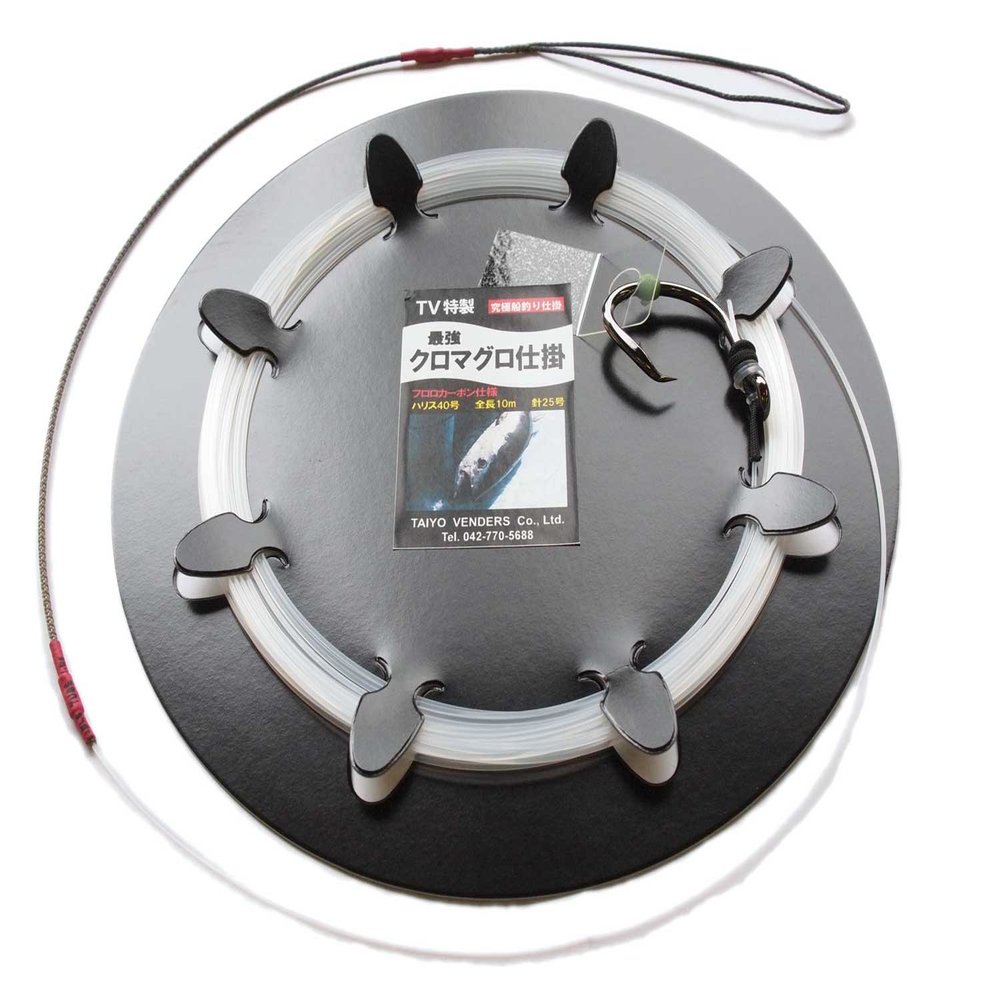 Taiyo Bendors Strongest Black Tuna Mechanism, Fluoro Specifications, Harris No. 30, Needle No. 22, Total Length 32.8 ft (10 m), Total Length 32.8 ft (10 m)